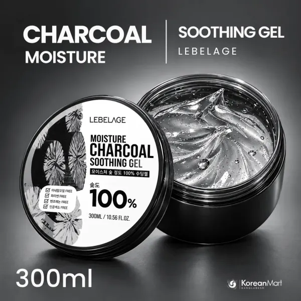 Lebelage Moisture Charcoal Soothing Gel - 300ml